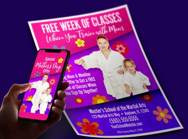 Martial arts ad