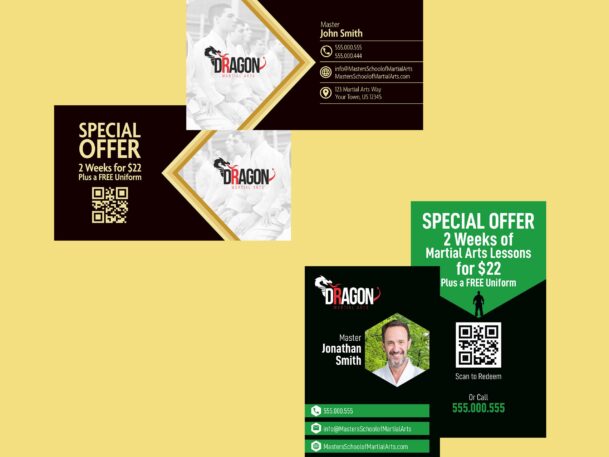 Martial Arts Business Cards