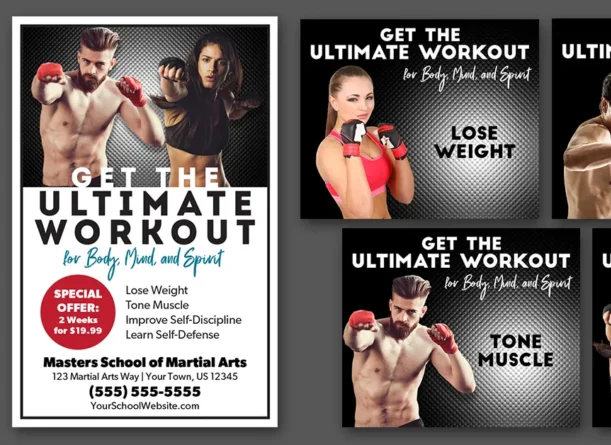 Martial arts is the ultimate workout ad.